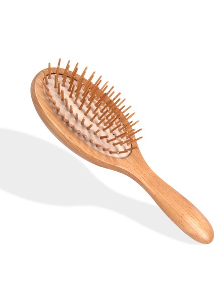 Bambu Kıl Detangle Masaj Saç Derisi Tarak Dolaşık Açıcı Fırçalar Doğal Saç Fırçası ile Ahşap Kürek Saç Fırçası (Yurt Dışından)