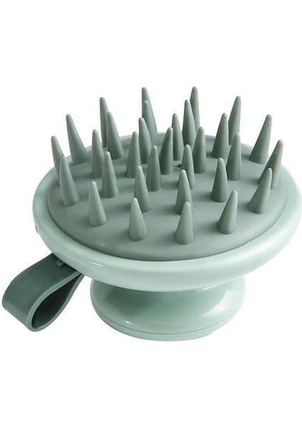 Silikon Saç Derisine Masaj Fırçası Silikon Şampuan Fırçası Saç Yıkama Tarak Duş Fırçası Banyo Spa Meridyen Masaj Fırçası Saç Fırçası (Yurt Dışından)