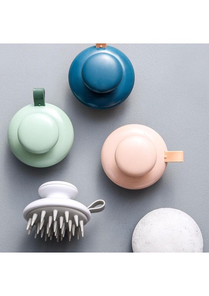 Silikon Saç Derisine Masaj Fırçası Silikon Şampuan Fırçası Saç Yıkama Tarak Duş Fırçası Banyo Spa Meridyen Masaj Fırçası Saç Fırçası (Yurt Dışından) modelleri