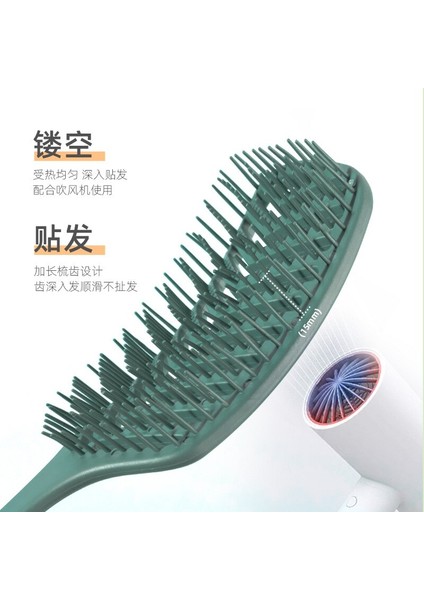 Adet Hava Yastığı Tarak Kadın Kafa Derisi Masaj Tarak Saç Fırçası Oyma Ev Salon Dıy Kuaförlük Aracı (Yurt Dışından) modelleri