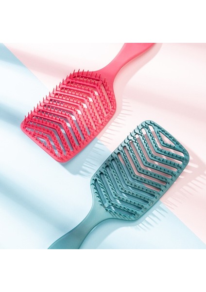 Adet Hava Yastığı Tarak Kadın Kafa Derisi Masaj Tarak Saç Fırçası Oyma Ev Salon Dıy Kuaförlük Aracı (Yurt Dışından) fırsatları