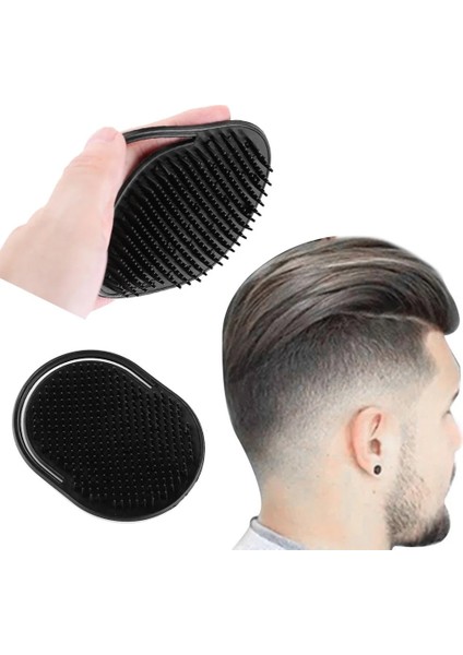 1 Adet Şampuan Kam Cep Mannen Baard Snor Palmiye Hoofdhuid Masaj Siyah Saç Bakımı Reizen Draagbare Borstel Şekillendirici Araçları (Yurt Dışından)