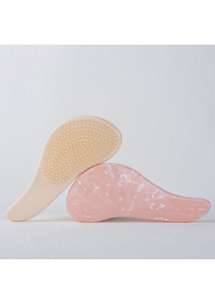 Mermer Sihirli Yumuşak Diş Tarak Anti-Statik Saç Fırçası Kolu Arapsaçı Dolaşık Açıcı Tarak Duş Masaj Tarak Salon Saç Şekillendirici Aracı (Yurt Dışından) modelleri