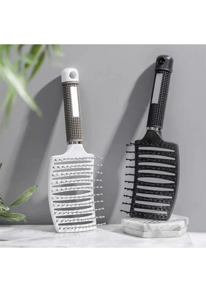 Pc Salon Kuaförlük Şekillendirici Araçları Saç Fırçası Saç Derisi Masaj Tarak Kıl Naylon Kadın Islak Kıvırcık Detangle Saç Fırçası (Yurt Dışından)