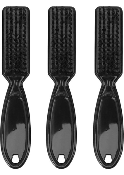 Xhhdqes 12 Adet Solmaya Fırça Tarak Makas Temizleme Fırçası Berber Dükkanı Cilt Solmaya Vintage Yağ Kafa Şekli Oyma Temizleme Fırçası (Yurt Dışından)