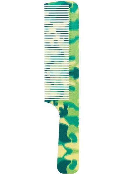 Profesyonel Saç Tarak Kamuflaj Kuaförlük Tarak Berber Salonu Şekillendirici Tarak Erkekler Kadınlar Için Saç Fırçası Saç Kesimi Aracı Aksesuarları (Yurt Dışından)