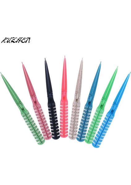 Çift Başlı Dişli Katlanabilir Saç Tarak Kadın Seyahat Taşınabilir Dıy Saç Güzellik Plastik Tarak Masaj Fırçası Kuaförlük Araçları (Yurt Dışından) modelleri