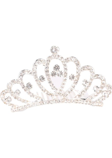Sanwood® Düğün Balo Kız Bebek Çocuk Minik Yapay Elmas Küçük Taç Saç Tarağı Tatlı Taç (Yurt Dışından) fiyatları