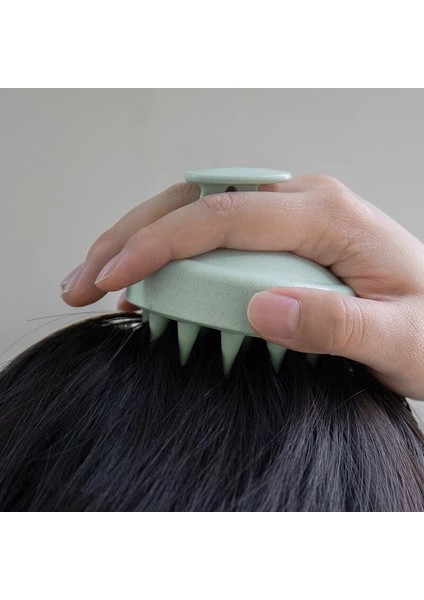 Buğday Samanı Saç Fırçası Şampuan Fırçası Saç Masaj Tarak Kafa Vücut Saç Derisi Baş Masajı Silikon Saç Fırçası (Yurt Dışından) fiyatları