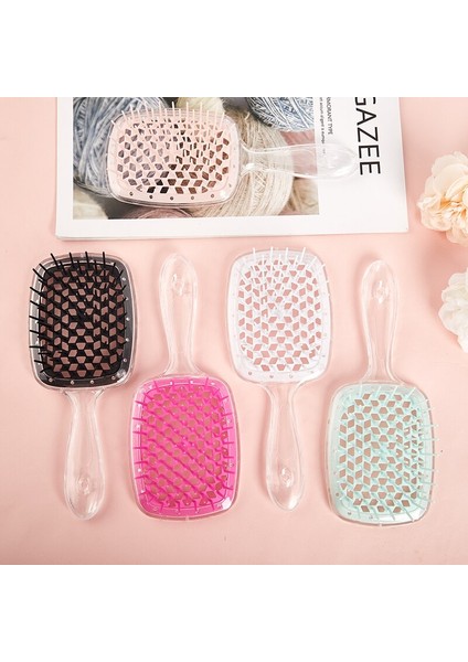 Yeni Geniş Diş Içi Boş Örgü Tarak Kadın Kafa Derisi Masaj Tarak Saç Fırçası Oyma Ev Salon Dıy Kuaförlük Aracı (Yurt Dışından) modelleri