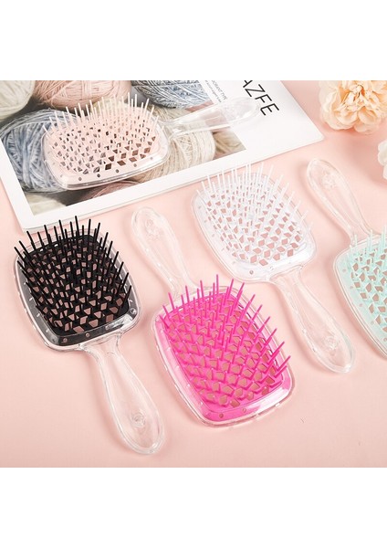 Yeni Geniş Diş Içi Boş Örgü Tarak Kadın Kafa Derisi Masaj Tarak Saç Fırçası Oyma Ev Salon Dıy Kuaförlük Aracı (Yurt Dışından) fırsatları
