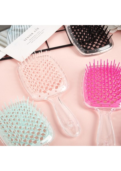 Yeni Geniş Diş Içi Boş Örgü Tarak Kadın Kafa Derisi Masaj Tarak Saç Fırçası Oyma Ev Salon Dıy Kuaförlük Aracı (Yurt Dışından) indirimleri