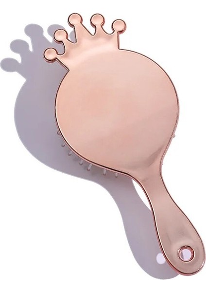 Taç Desen Saç Tarak Sevimli Karikatür Hava Yastığı Masaj Tarak Sert Saç Fırçası Çocuklar Için Katı Saç Aksesuarları Kadın Saç Fırçası (Yurt Dışından)