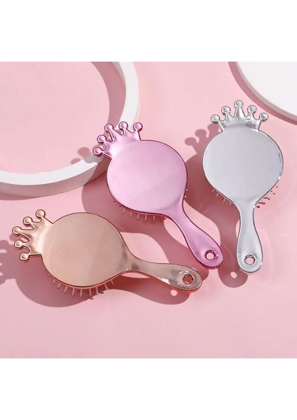 Taç Desen Saç Tarak Sevimli Karikatür Hava Yastığı Masaj Tarak Sert Saç Fırçası Çocuklar Için Katı Saç Aksesuarları Kadın Saç Fırçası (Yurt Dışından) fırsatları