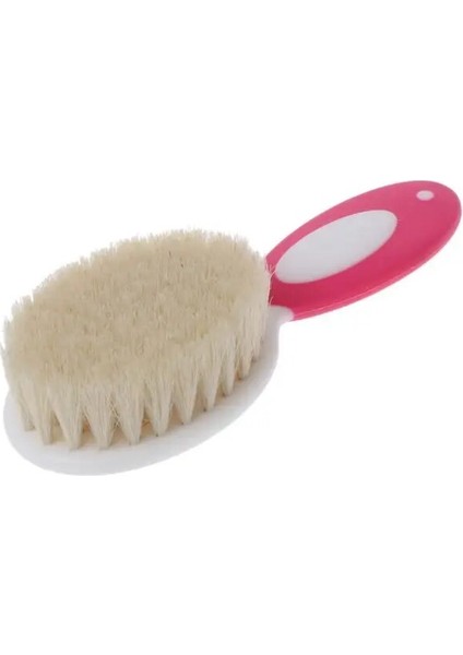 1pc Yeni Bebek Bakımı Saf Doğal Yün Fırça Tarak Saç Fırçası Yenidoğan Saç Fırçası Bebek Tarak Baş Masajı (Yurt Dışından)