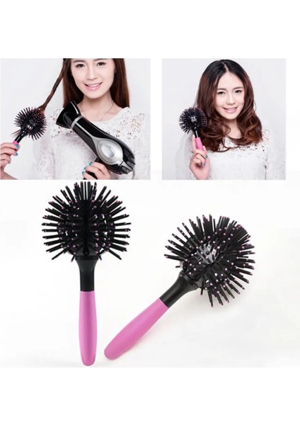 Evrensel Küresel Fırça Mini Bomba Kıvırma Tarak Top Şekli 360 Derece Saç Şekillendirici 360 Derece Top Şekillendirici Araçları Salon Için (Yurt Dışından) fiyatları
