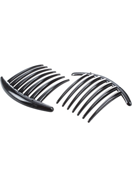 Adet Saç Tarak Pin Aksesuarları Plastik Kadın Bayan Moda Siyah (Yurt Dışından) fiyatları