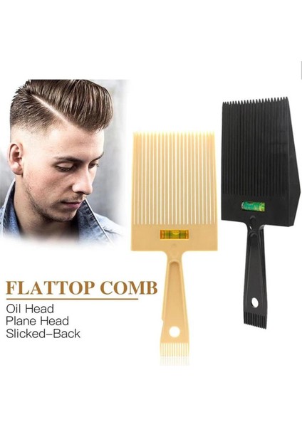 Erkek Saç Modeli Yatay Tarak Moda Retro Yağ Kafa Düz Tarak Kuaför Şekillendirme Aracı (Yurt Dışından) fiyatları