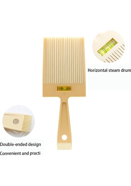 Erkek Saç Modeli Yatay Tarak Moda Retro Yağ Kafa Düz Tarak Kuaför Şekillendirme Aracı (Yurt Dışından) indirimleri