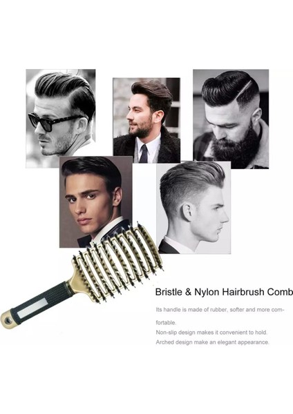 Kadın Saç Fırçası Saç Derisi Masaj Tarak Saç Fırçası Kıl Naylon Islak Saç Şekillendirici Kıvırcık Fırça Kadın Detangle Araçları Kuaförlük L1A8 (Yurt Dışından) modelleri