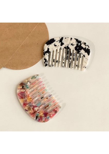 Kore Yeni Tasarım Asetat Anti-Statik Saç Tarak Mini Kuaförlük Tarak Saç Fırçası Kadın Kızlar Için Şekillendirici Araçları Dolaşık Açıcı Fırça (Yurt Dışından) fiyatları