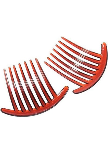Adet Saç Tarak Pin Aksesuarları Plastik Kadın Bayan Moda Kahverengi (Yurt Dışından) fırsatları