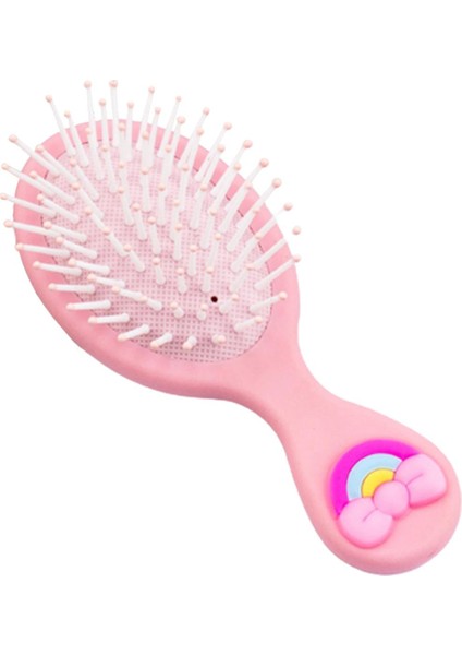 Saç Derisi Mage Için Mini Hava Yastığı Tarak, Kadınlar Kız Için Sevimli Karikatür Yay Gökkuşağı Plastik Saç Taraklar (Yurt Dışından)