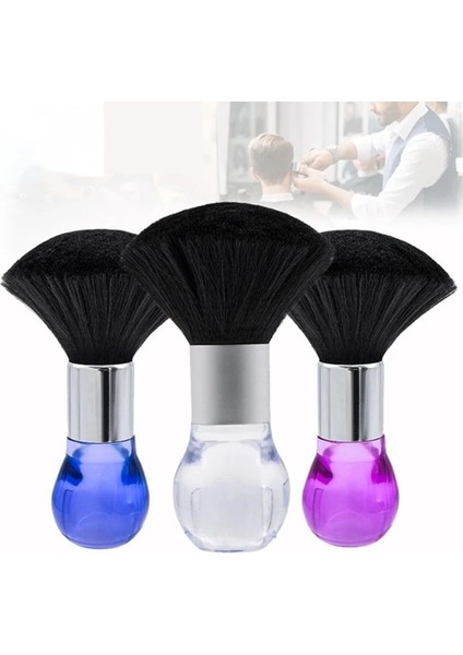 Yumuşak Saç Fırçası Süpürme Boyun Saç Temizleme Kırık Duster Nokta Saç Kesimi Fırçası Salon Berber Aksesuarları Saç Kesme Fırçası 3 Renk (Yurt Dışından)