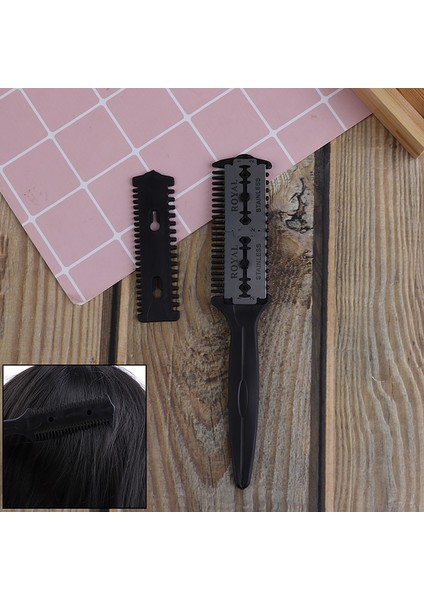 Güzellik Şekillendirici Pro Kapper Saç Tıraş Makinesi Kam Schaar Gereedschap Pony Borstel Kappers Düzelticiler Haar Scheren Messen Snijden Dunner (Yurt Dışından)