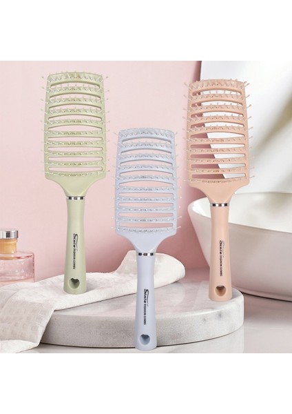 Haar Hoofdhuid Masaj Kam Haarborstel Naylon Vrouwen Nat Droog Krullend Ontwarren Saç Fırçası Salon Kappers Şekillendirici Aracı Dropship (Yurt Dışından) fiyatları