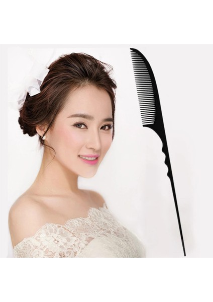 Ince Diş At Kuyruğu Tarak Anti-Statik Saç Stili Sıçan Kuyruğu Tarak Pin Berber Taraklar Anti-Statik Kuaförlük Taraklar (Yurt Dışından)