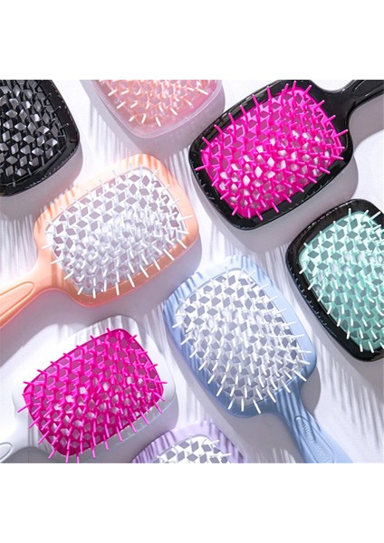 Karışık Geniş Diş Hava Yastığı Tarak Kadın Kafa Derisi Masaj Tarak Saç Fırçası Oyma Ev Salon Dıy Kuaförlük Aracı Fırçalar (Yurt Dışından) modelleri