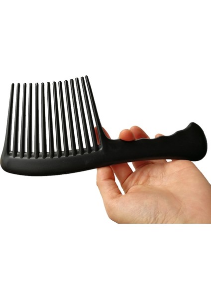 Adet Siyah Büyük Geniş Diş Tarak Uzun Kıvırcık Saçlar Için Kadın Peruk Dolaşık Açıcı Kuaförlük Saç Dökülmesini Azaltmak Fırça (Yurt Dışından)