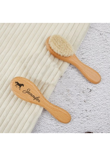 Kişiselleştirilmiş Saç Fırçası Özel Kazınmış Bambu Ahşap Fırça Anti Statik Tarak Hediye Kızlar Için Hediyeler Çocuklar Için Bebek Duş Hediye (Yurt Dışından)