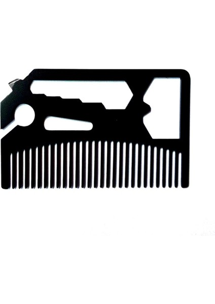 Şişe Açacağı ile Saç Tarağı Erkekler Için 304 Paslanmaz Çelik Taraklar Bakım Şekillendirici Mini Ince Dişli Bıyık Gümüş Veya (Yurt Dışından)