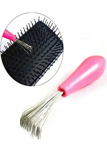 Saç Bakımı ve Şekillendirme Yeni Saç Fırçası Tarak Temizleyici Gömülü Alet Plastik Temizleme Çıkarılabilir Sap (Yurt Dışından)