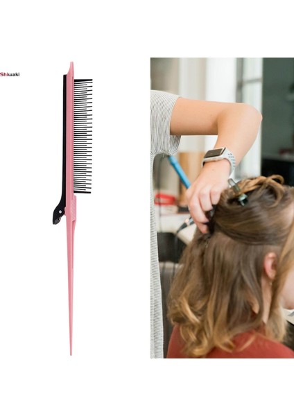 Kuaför Için Tarak Tarağı Boyama Kesme Düzeltme Pembe Için Kuyruk Tarağı (Yurt Dışından) modelleri