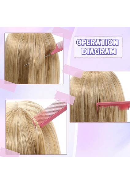 Profesyonel Kuaförlük Tarak Seti Kenar Kontrol Fırçası Sabit Saç Tokası Metal Sıçan Kuyruğu Örgü Taraklar Şekillendirici Aracı (Yurt Dışından) modelleri