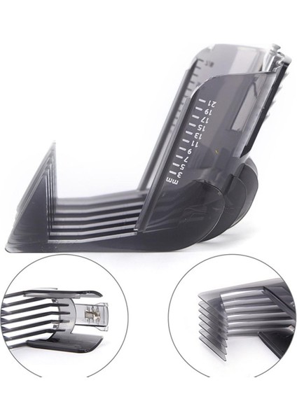 【sıcak】 1 Adet Siyah Saç Kesme Makineleri Sakal Düzeltici Tarak Eki Philips QC5130 QC5105 QC5115 QC5120 QC5125 QC5135 (Yurt Dışından)
