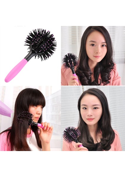 Ma Pratik Saç Şekillendirici Saç Bakımı 3D Küresel Şekil Masaj Tarak Armut Kafa (Yurt Dışından) modelleri