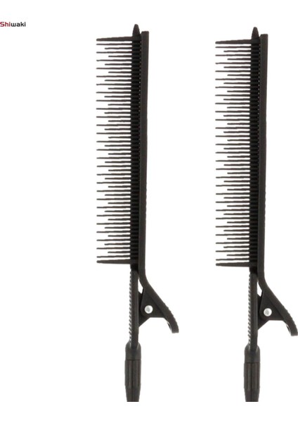 Alay Tarağı Profesyonel Tarak Vurgulama Tarak Saç Kesimi Için Klipsli Akşam Siyah (Yurt Dışından) modelleri