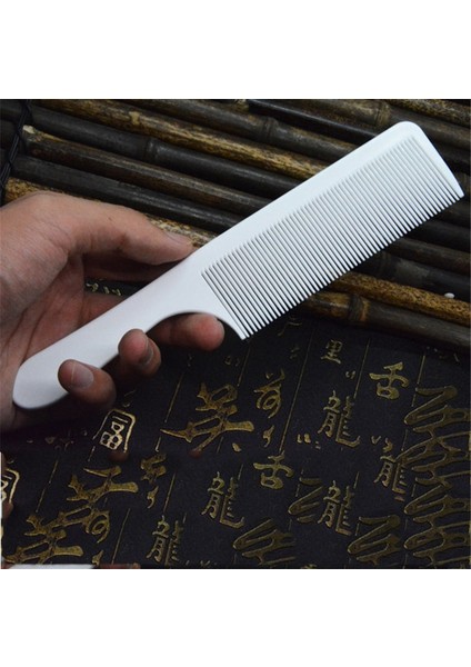 Adet Beyaz Profesyonel Saç Fırçası Tarak Salon Berber Anti-Statik Saç Tarak Saç Fırçası Kuaförlük Tarak Saç Bakımı Şekillendirici Araçları (Yurt Dışından)