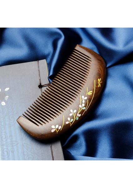 Sevimli Doğal Şeftali Ahşap Tarak Hakiki Mini Sandal Ağacı Sandal Ağacı Tarak Trompet Taşınabilir Taşınabilir Öğrenci Kız (Yurt Dışından) fırsatları