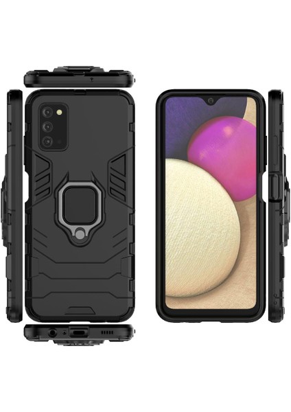 Samsung Galaxy A03S Askeri Damla Koruma 360 &deg; Dönen Halka (Yurt Dışından) modelleri