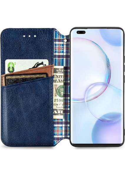 Huawei Onur Için Kılıf 50 Pro Moda Tasarım Deri Kılıf Kapak Çevirin (Yurt Dışından) fırsatları