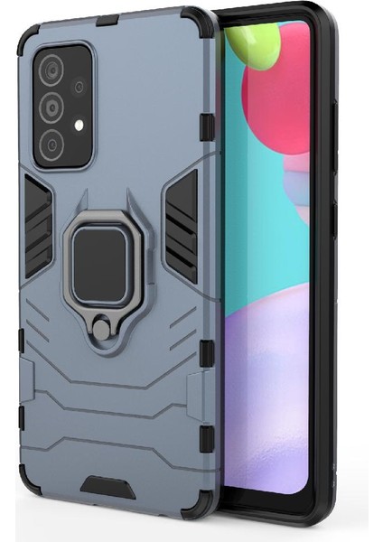 Samsung Galaxy A52 5g Kickstand Için Kılıf 360 &deg; Dönen Halka Darbeye Damla (Yurt Dışından)