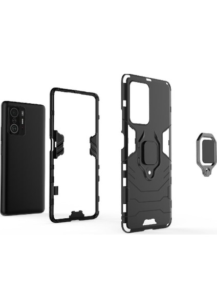 Xiaomi 11T/11T Pro 5g 360 &deg; Dönen Halka Darbeye Kapak Askeri (Yurt Dışından) indirimleri