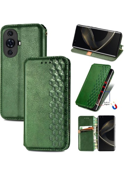 Huawei Nova 11 Pro Cüzdan Fonksiyonu Için Kılıf Kapak Çevirin Deri Kılıf (Yurt Dışından)