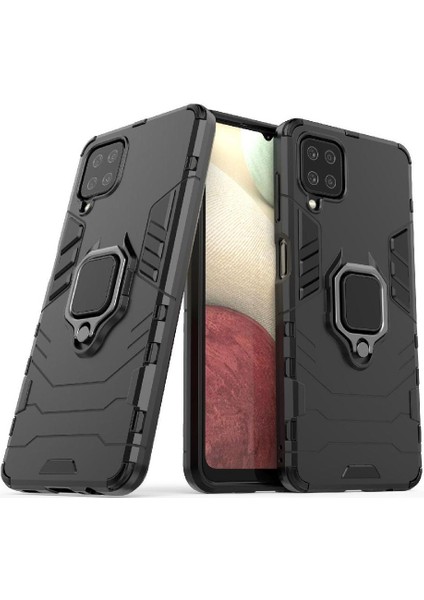 Samsung Galaxy A12 5g Askeri Damla Koruma Kickstand Yüzük (Yurt Dışından)
