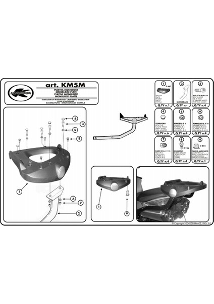 KM5M Universal Alt Tabla (Monolock)